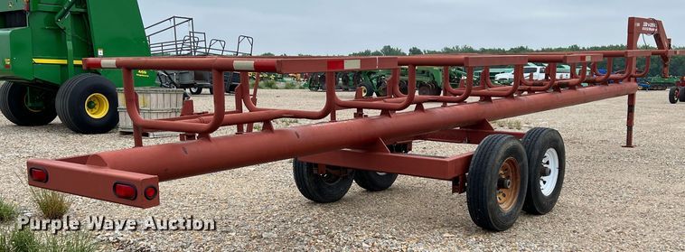image for item DK7933 Red Rhino  hay bale trailer