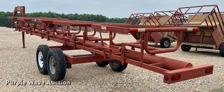 image for item DK7933 Red Rhino  hay bale trailer