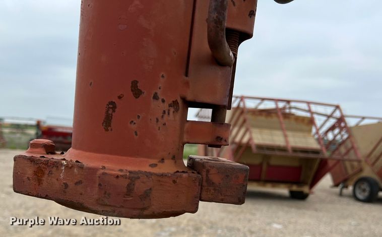 image for item DK7933 Red Rhino  hay bale trailer