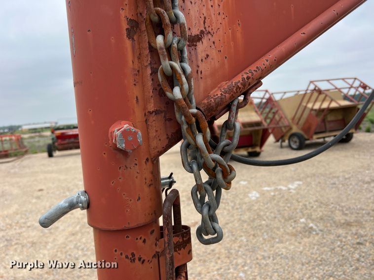 image for item DK7933 Red Rhino  hay bale trailer