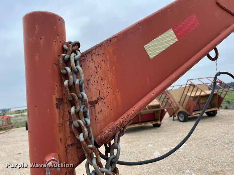 image for item DK7933 Red Rhino  hay bale trailer