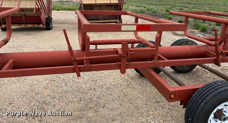 image for item DK7933 Red Rhino  hay bale trailer