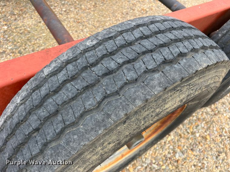 image for item DK7933 Red Rhino  hay bale trailer