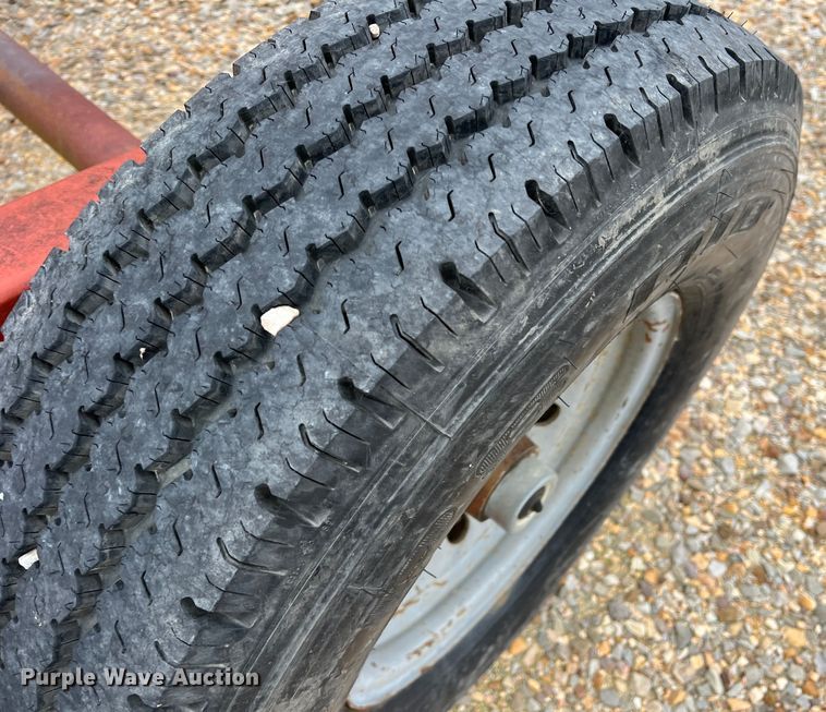 image for item DK7933 Red Rhino  hay bale trailer