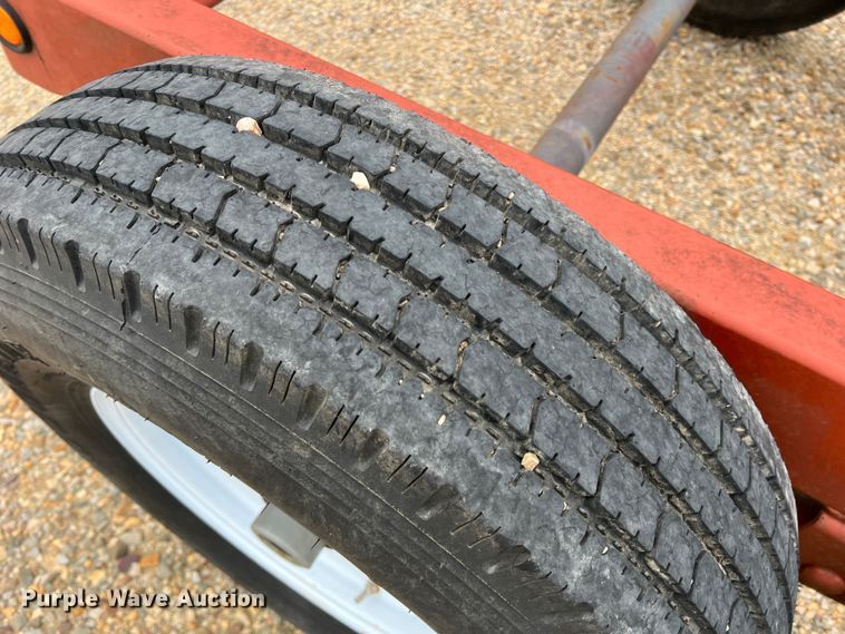 image for item DK7933 Red Rhino  hay bale trailer