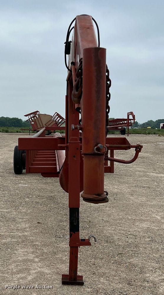 image for item DK7935 Red Ox  hay bale trailer