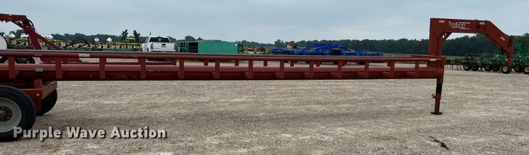 image for item DK7935 Red Ox  hay bale trailer