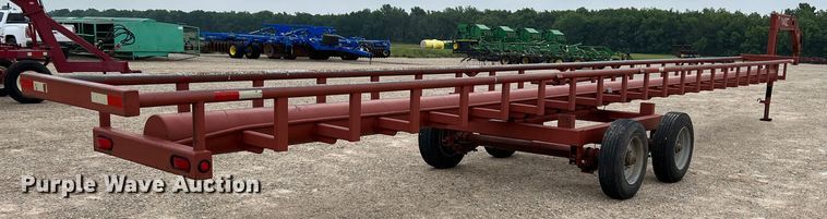 image for item DK7935 Red Ox  hay bale trailer