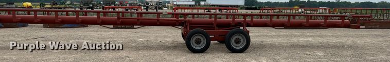 image for item DK7935 Red Ox  hay bale trailer