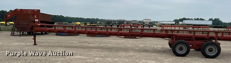 image for item DK7935 Red Ox  hay bale trailer