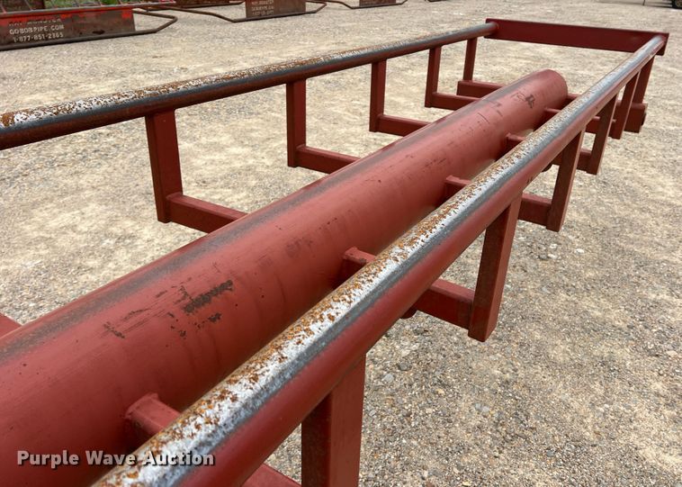 image for item DK7935 Red Ox  hay bale trailer