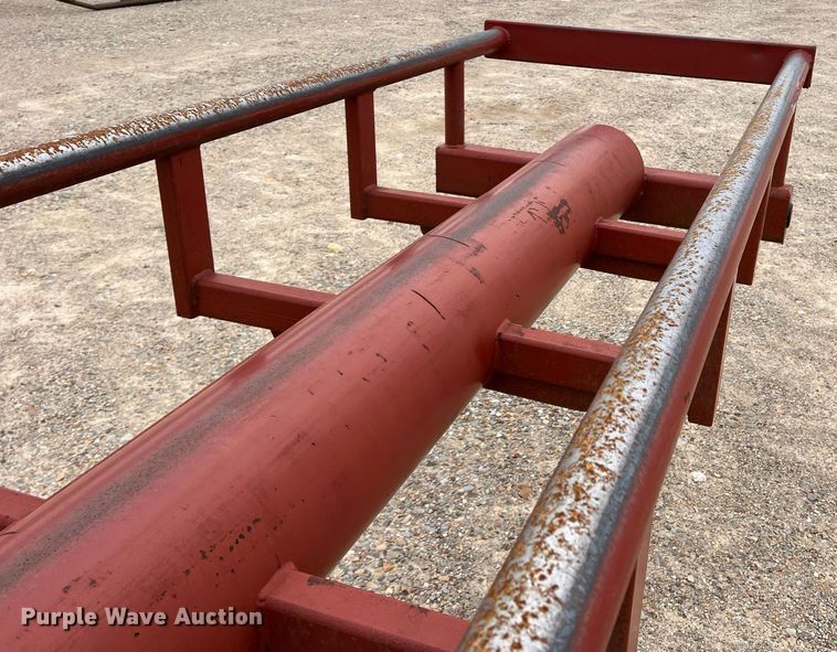 image for item DK7935 Red Ox  hay bale trailer