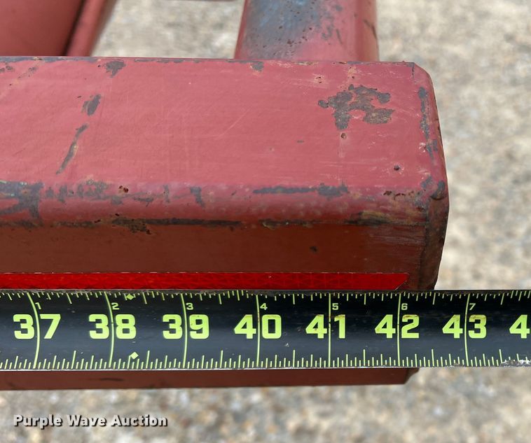 image for item DK7935 Red Ox  hay bale trailer