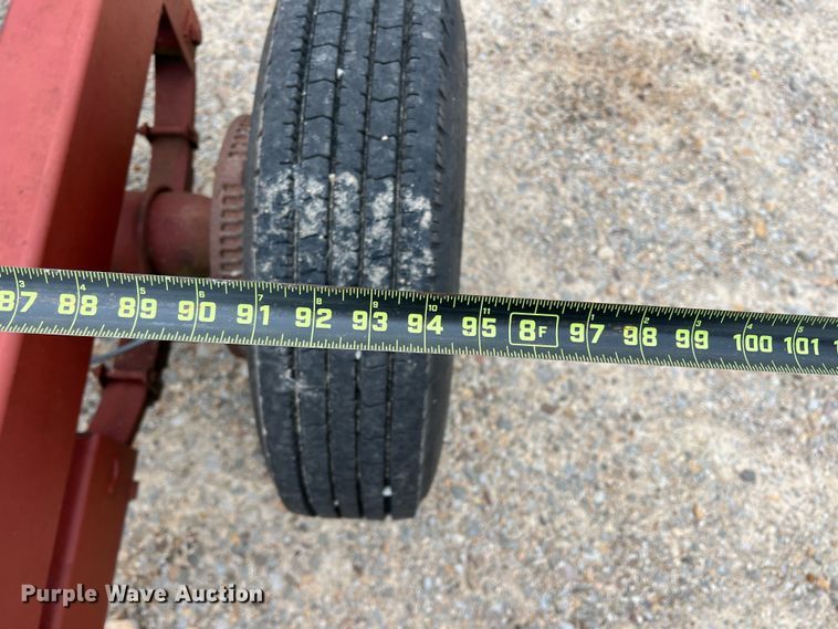 image for item DK7935 Red Ox  hay bale trailer