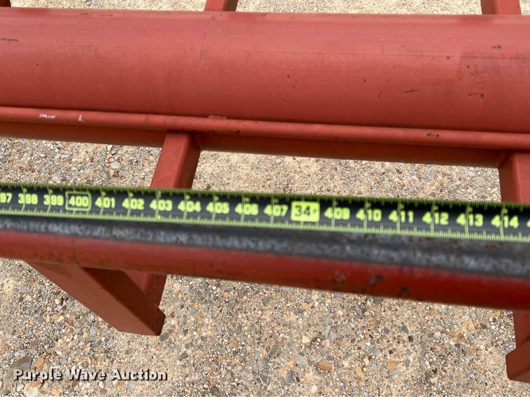 image for item DK7935 Red Ox  hay bale trailer