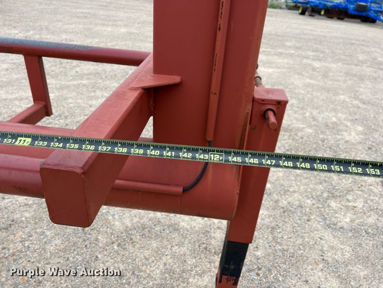 image for item DK7935 Red Ox  hay bale trailer