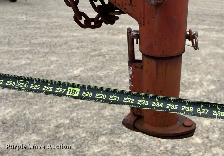 image for item DK7935 Red Ox  hay bale trailer