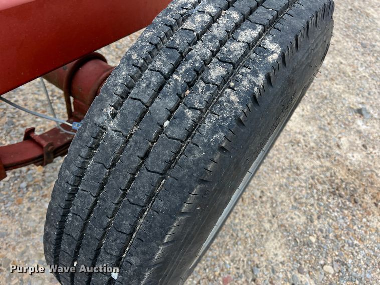 image for item DK7935 Red Ox  hay bale trailer