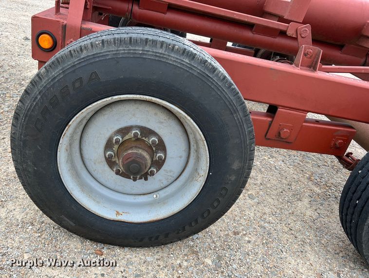 image for item DK7935 Red Ox  hay bale trailer