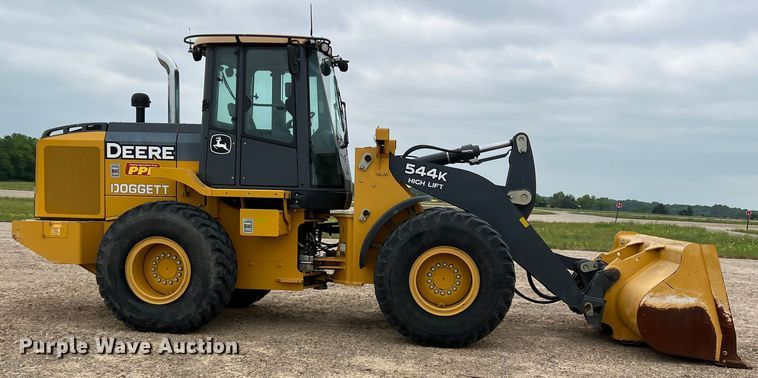 image for item DK7942 2014 John Deere 544K  high lift wheel loader
