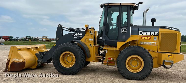 image for item DK7942 2014 John Deere 544K  high lift wheel loader