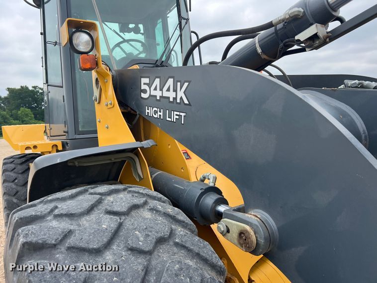 image for item DK7942 2014 John Deere 544K  high lift wheel loader