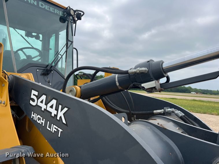 image for item DK7942 2014 John Deere 544K  high lift wheel loader