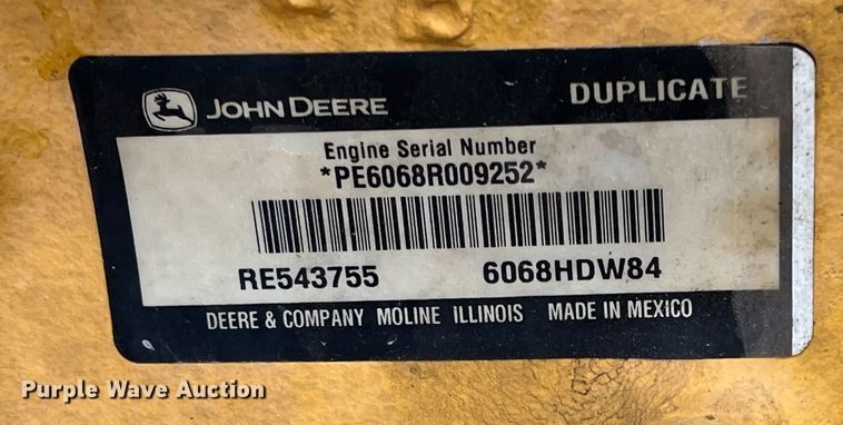image for item DK7943 2012 John Deere 524K  wheel loader