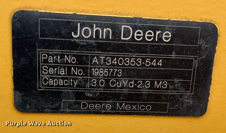 image for item DK7943 2012 John Deere 524K  wheel loader