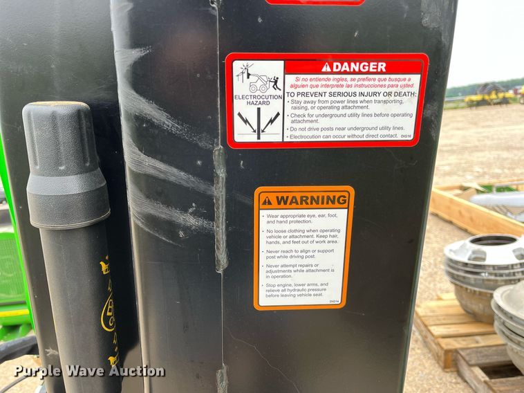 image for item DK7958 Danuser Hammer SM40  skid steer post driver