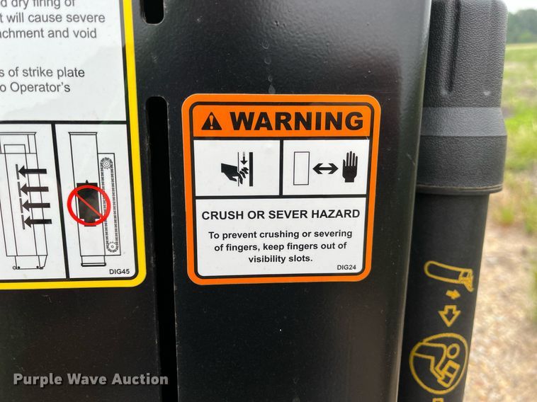 image for item DK7958 Danuser Hammer SM40  skid steer post driver