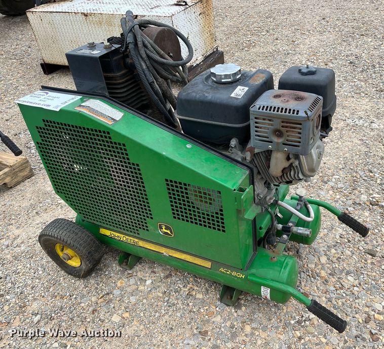 image for item DK7961 John Deere AC2-8GH  air compressor