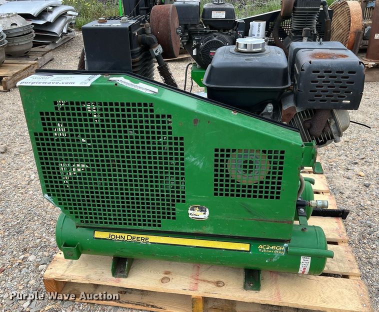 image for item DK7979 John Deere AC2-8GH  air compressor