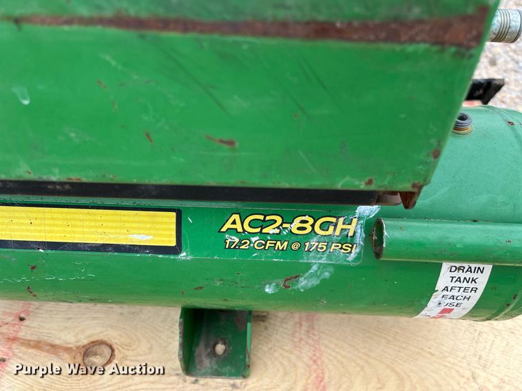 image for item DK7979 John Deere AC2-8GH  air compressor