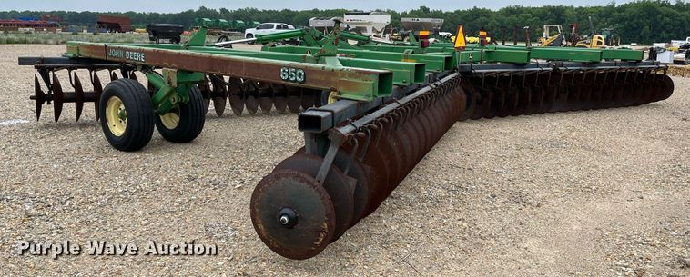 image for item DK7987 John Deere 650  tandem disk