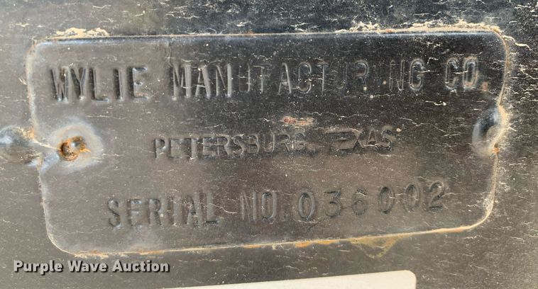 image for item DN7661 Wylie  poly tank