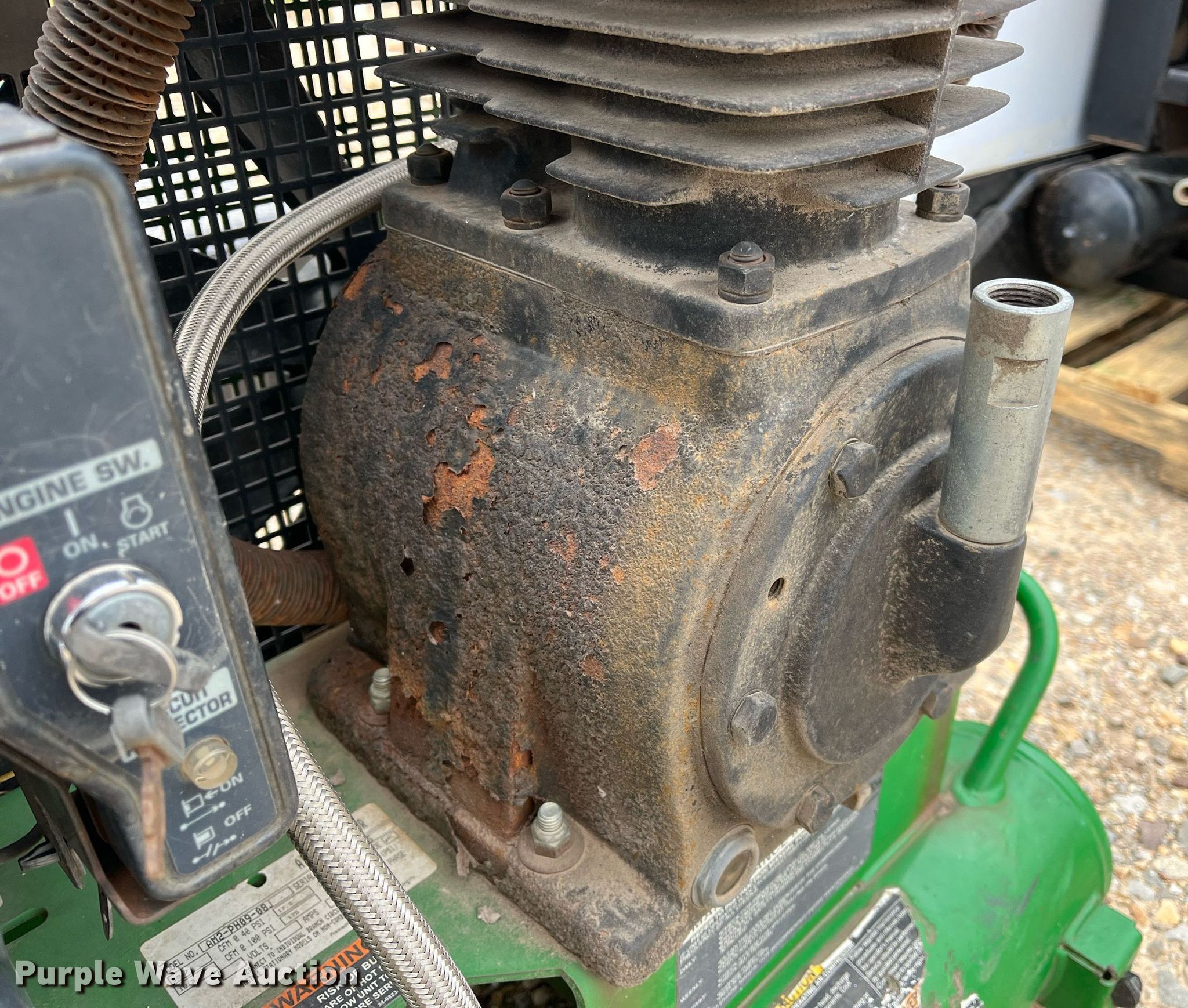 John Deere AC28GH air compressor in Cooper, TX Item DK7961 sold