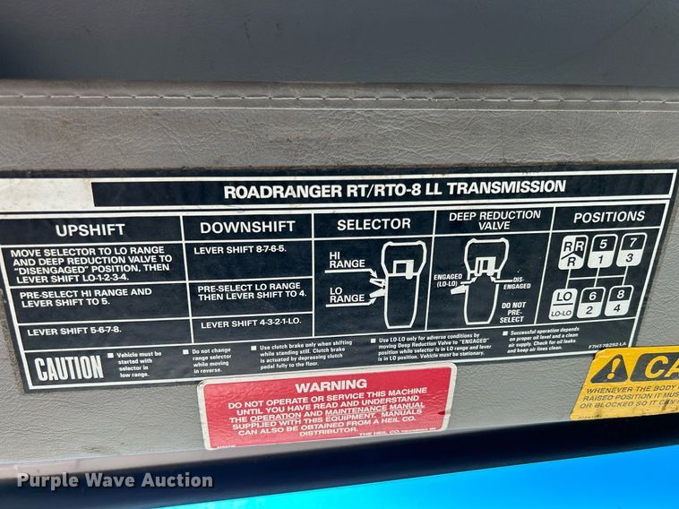 image for item DS6329 2000 Sterling L-Line  dump truck