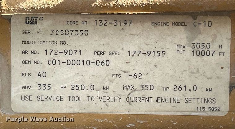 image for item DS6329 2000 Sterling L-Line  dump truck