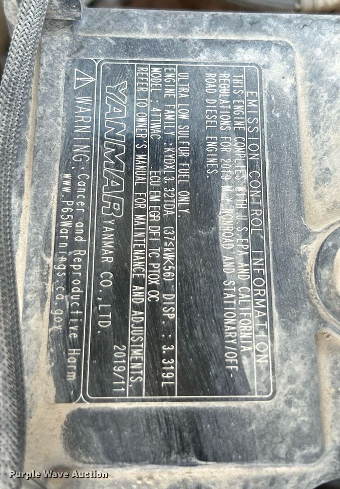 image for item DS6331 2020 Takeuchi TB290  mini excavator