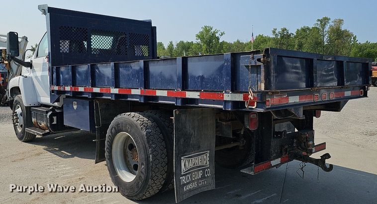 image for item DS6333 2006 GMC C7500  dump flatbed truck