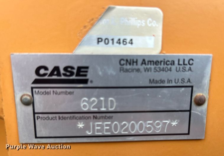 image for item DS6339 2007 Case 621D XT  wheel loader