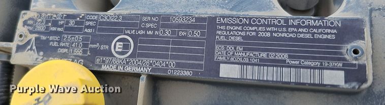 image for item DS6345 2011 Case DV201  double drum vibratory roller