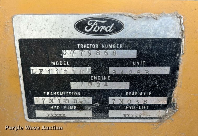 image for item DS6346 Ford 655A  backhoe