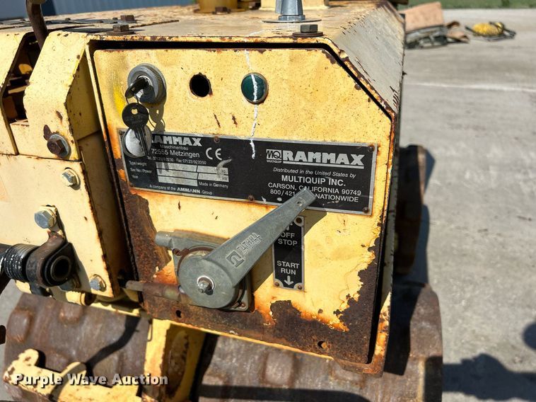 image for item DS6352 2000 Rammax P33/24  trench compactor