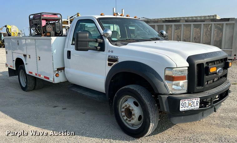 image for item DS6355 2008 Ford F550 Super Duty XL  utility / service truck