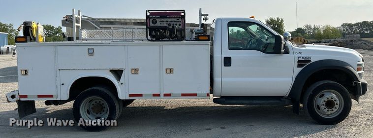 image for item DS6355 2008 Ford F550 Super Duty XL  utility / service truck