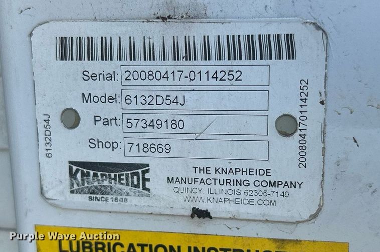 image for item DS6355 2008 Ford F550 Super Duty XL  utility / service truck