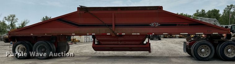 image for item DS6357 1996 Midland MG40CLAM  bottom dump trailer