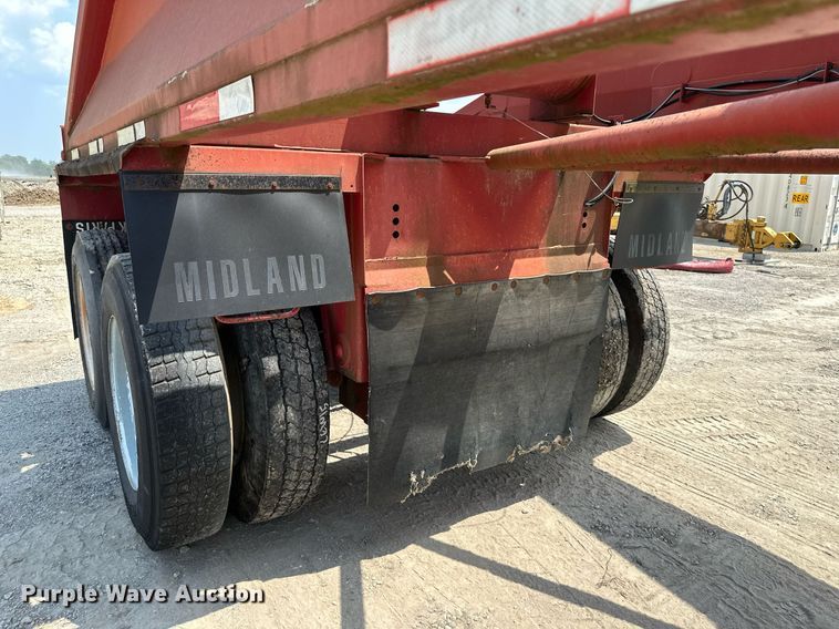 image for item DS6358 1996 Midland MG40CLAM  bottom dump trailer